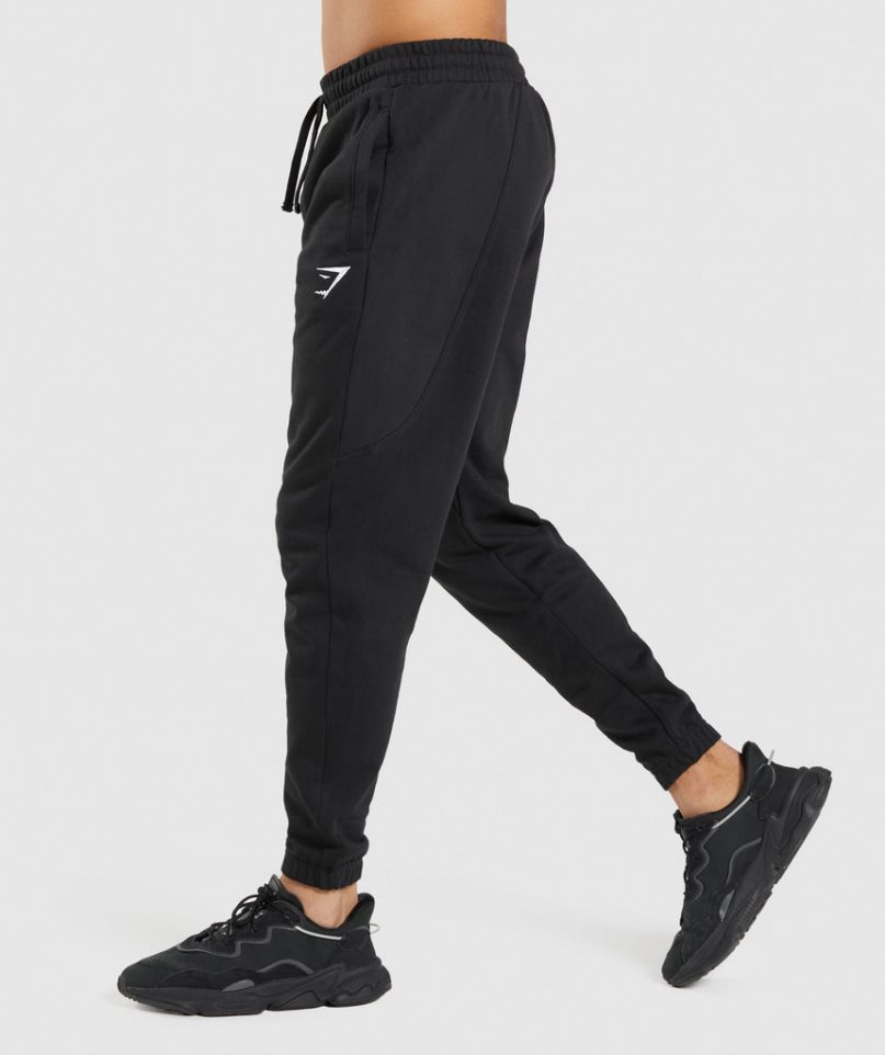 Men's Gymshark Essential Jogger Black | CA 67NA35